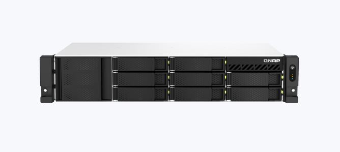 BAQN-TS-873AEU-RP-4G QNAP TS-873AeU-RP-4G 8 Bay 2U AMD Ryzen™ Embedded V1500B 4GB DDR4 Hot-swappable 2 x M2 2280 2x2.5GbE WOL 1xPCle Gen3 x8 4xUSB3.2 2U redundant power