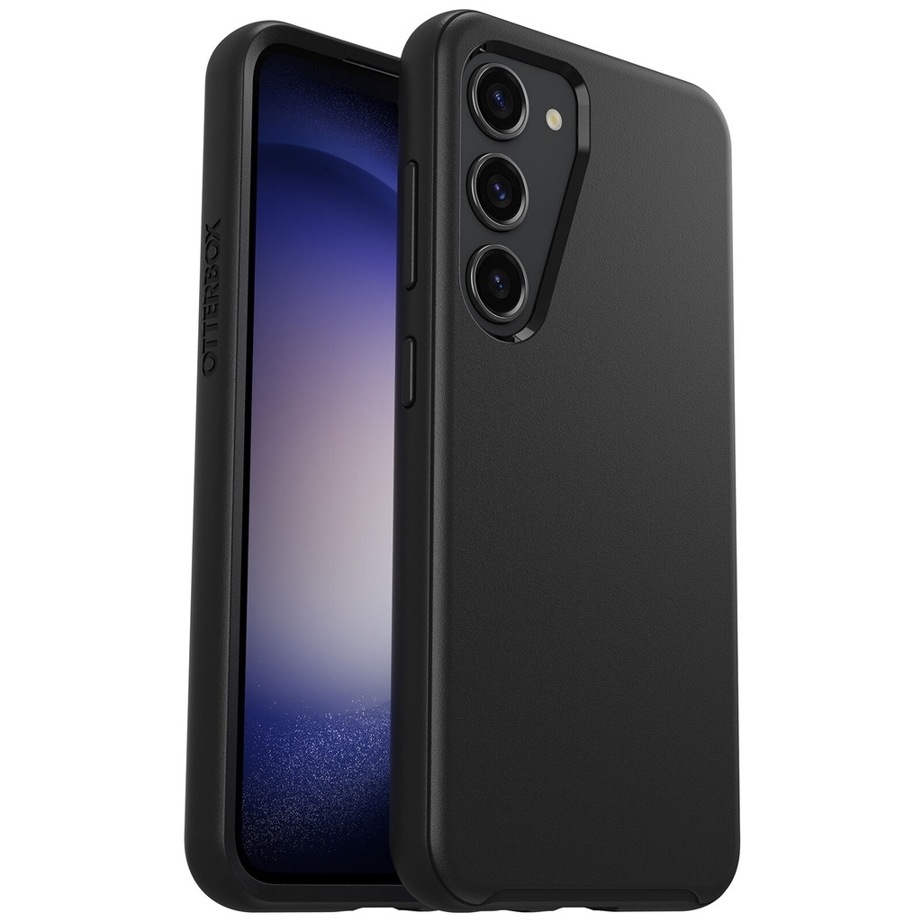[MPA-77-91135] MPA-77-91135 OtterBox Symmetry Samsung Galaxy S23 5G (6.1') Case Black - (77-91135), Antimicrobial, DROP+ 3X Military Standard, Raised Edges, 7 Years Warranty