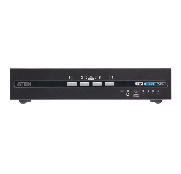 KVA-CS1144DP4C Aten 4-Port USB DisplayPort Dual Display Secure KVM Switch with CAC (PSD PP v4.0 Compliant)