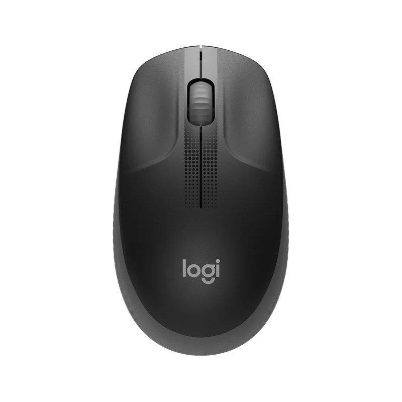 MILT-M190 Logitech M190 Full-Size Wireless Mouse - Charcoal