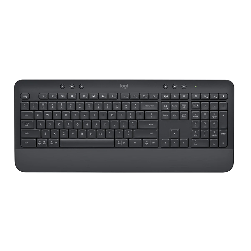 [KBLT-K650-G] KBLT-K650-G Logitech Signature K650 Comfort Full-Size Wireless Keyboard with Wrist Rest Graphite