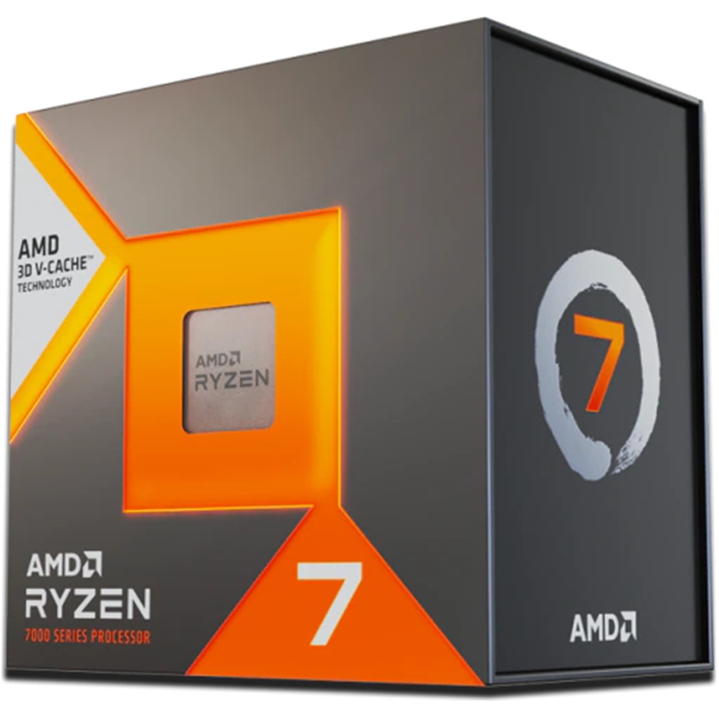 CPAR7-7800X3D AMD Ryzen 7 7800X 3D, 8 Cores/16 Threads without cooler (AM5) (Ryzen7000) (AMDCPU)