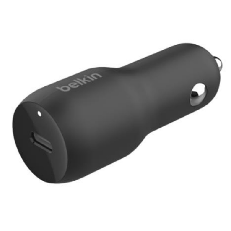 MPA-BK-30WUCC-BLK Belkin BoostCharge 30W USB-C Car Charger - Black (CCA004btBK), Compact Design, USB-IF Certified, Best for Samsung & iPhone, $2500 CEW,2 Years Warranty