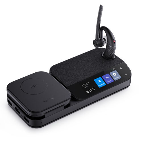 IPY-BH71-WS Yealink BH71 Workstation Bluetooth Wireless Mono Headset, Mobile/PC/Deskphone,Office Worker,4-Mic Noise Cancellation 10H Talk Time