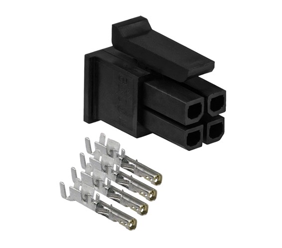 NHT-PR4MK04K Teltonika 4-PIN Plug With Contact Terminals