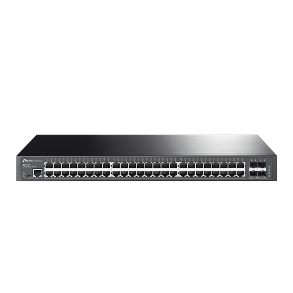 NWTL-SG3452X TP-Link SG3452X Omada 48-Port Gigabit L2+ Managed Switch with 4 10GE SFP+ Slots, Integration with Omada SDN Controller, Static Routing, OAM, sFlow, DD