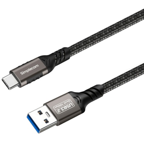 HXSI-CAU520 Simplecom CAU520 USB-A to USB-C Data and Charging Cable USB 3.2 Gen2 10Gbps 2M