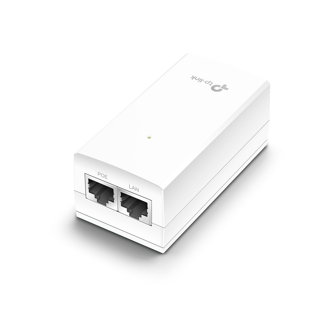 NWTL-POE2412G TP-Link POE2412G Omada 24V Passive PoE Injector Adapter, 1× Gigabit PoE Port, 1× Gigabit Non-PoE Port, Data and Power Carried over The Same Cable, 24V