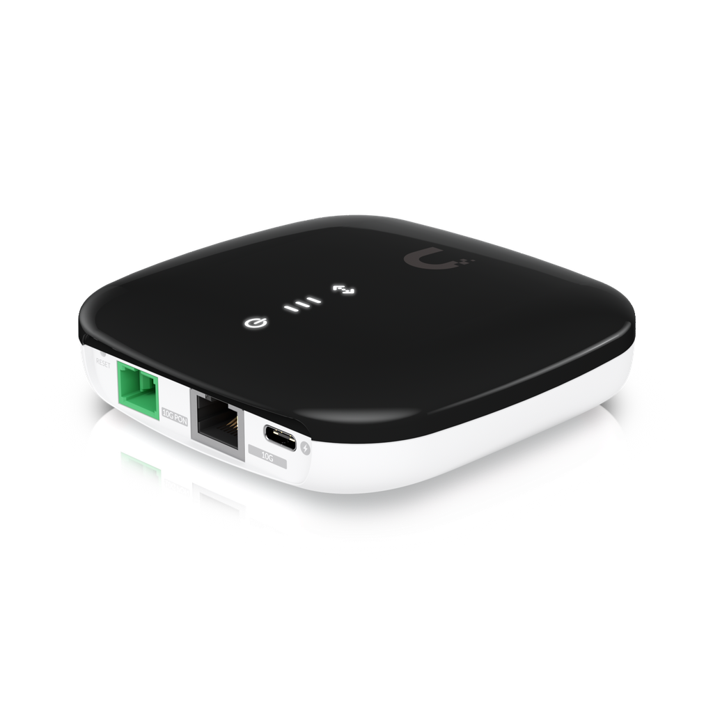 NHU-UISP-F-XG Ubiquiti UISP Fiber XG-PON CPE, Optical Network can Deliver 2.5Gbps Uplink/10Gbps Downlink Speeds Over Distances Up to 20 km,