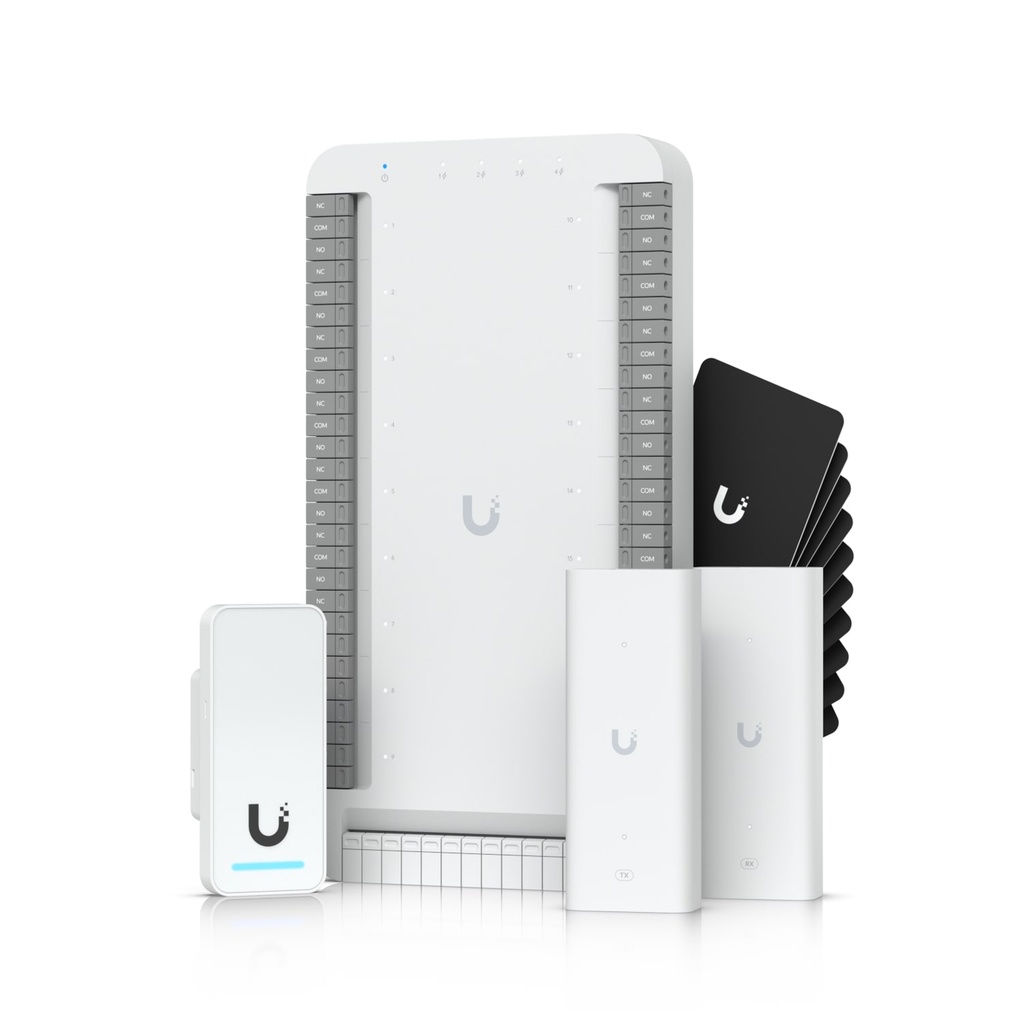 NHU-UA-SK-ELEVATOR Ubiquiti Elevator Starter Kit, PoE++ , Up/Down/Stop/Full/Door Open, Close/5 Car Position,1 Emergency,  Floor Selection Up18 Floors