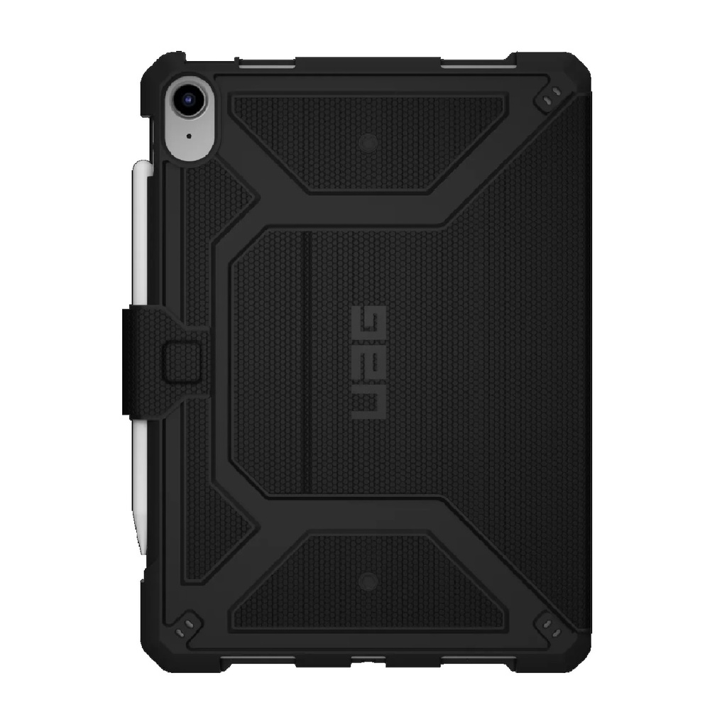 MPA-123396114040 UAG Metropolis Apple iPad (11') 11th Gen (A16) / iPad 10th Gen (10.9') Folio Rugged Case (Black) - DROP+ Military Standard, 1 Year Warranty