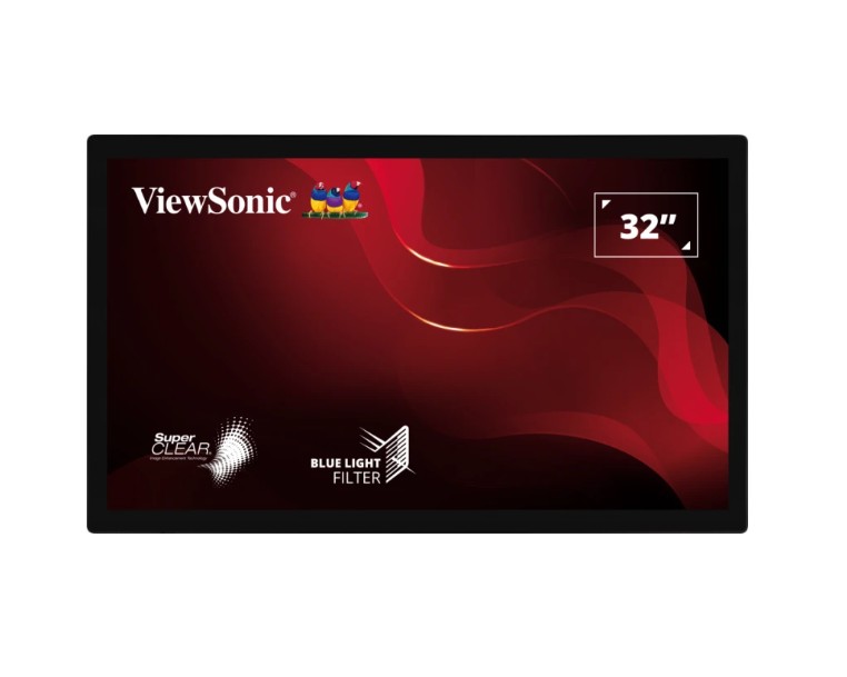 [MNV-TD3207] MNV-TD3207 ViewSonic TD3207 32' 1080p Open Frame 10-Point PCAP Touch Monitor, 24/7 Operation and HDMI, DisplayPort and RS232, Kiosk, Factory, IP54 Front waterPF