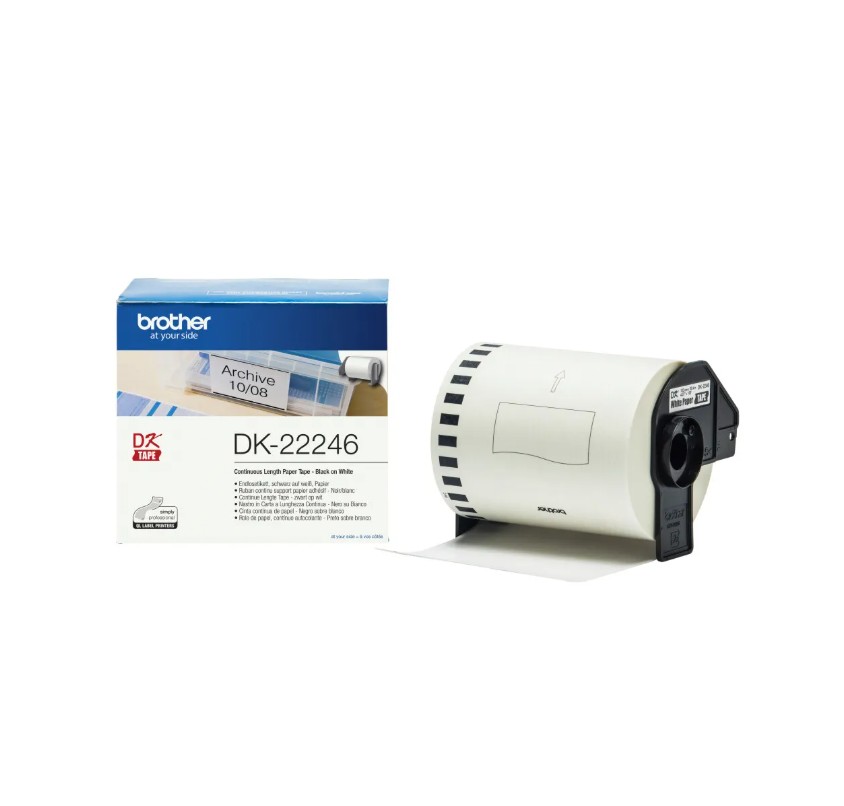 [COB-DK22246] COB-DK22246 Brother DK-22246 - WHITE CONTINUOUS PAPER ROLL 103MM X 30M
