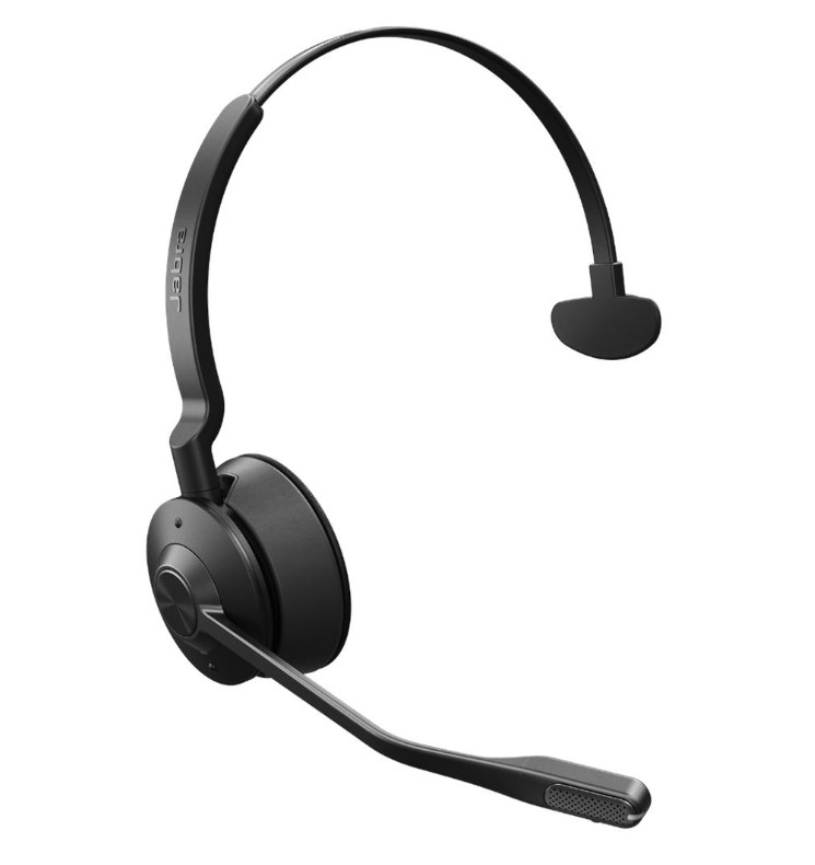 SPJ-E-55-UC-M-A Jabra Engage 55 UC Mono USB-A Wireless Headset, 150m Wireless Range, DECT, Noise Cancelling, Flexible, Portable, Durable, Lightweight, Busylight
