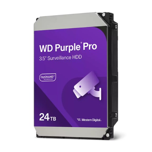HAWD-WD240PURP Western Digita WD Purple Pro 24TB 3.5' Surveillance SATA HDD 512 Cache/Buffer  5yrs Warranty