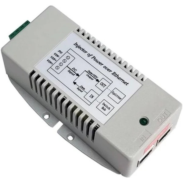 NHU-TP-DCDC1248GDX2H Tycon Power TP-DCDC-1248GDX2-HP, 10-15VDC IN, Qty 2 Ports 802.3af/at 56VDC 21W OUT DC to DC Converter and Gigabit PoE inserter