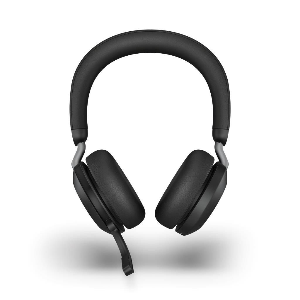 SPJ-EVE2-75-UC-S-A Jabra Evolve2 75 - USB-A Link380a UC Stereo Black, Advanced ANC, 30m Wireless Range, Dual Bluetooth Connectivity, 36 Hours Battery Life, Busylight