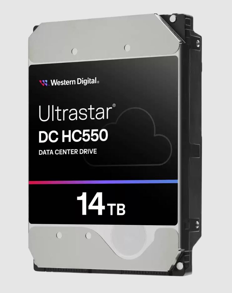 HAWD-0F38581 Western Digital WD Ultrastar DC HC550 14TB 3.5' SATA  512MB 7200RPM EAMR SE 5yrs Warranty-WUH721814ALE6L4