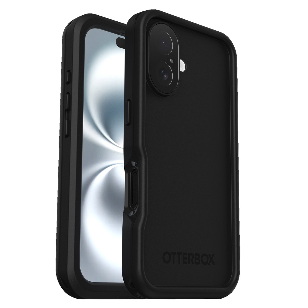 [MPA-77-96144] MPA-77-96144 OtterBox FRE MagSafe Apple iPhone 16 (6.1') Case Black - (77-96144), DROP+ 5X Military Standard,2M IP68,Built-In Screen Protector, 7 Years Warranty