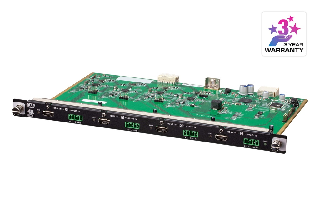 KVA-VM7824 Aten 4 Port HDMI True 4K Input Board for VM3250