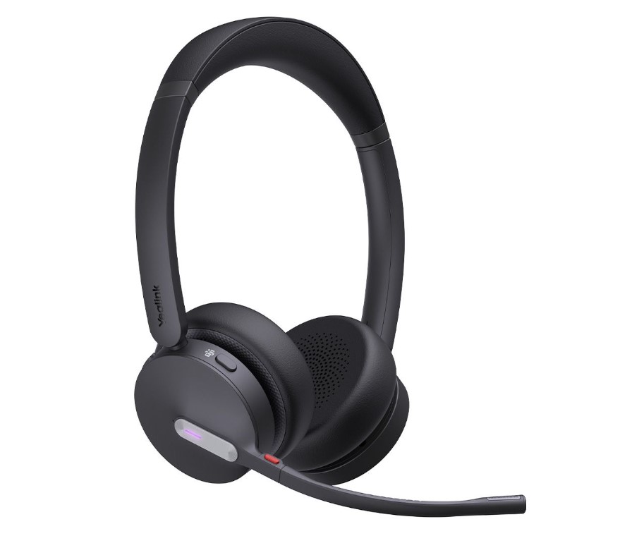 IPY-WH64-D-UC-H *LS Yealink WH64 Hybrid Dual UC DECT Wireless Headset, DECT & Bluetooth Hybrid Wireless Technology, 3-Mic Noise Cancellation, UC Certified, Dongle WDD