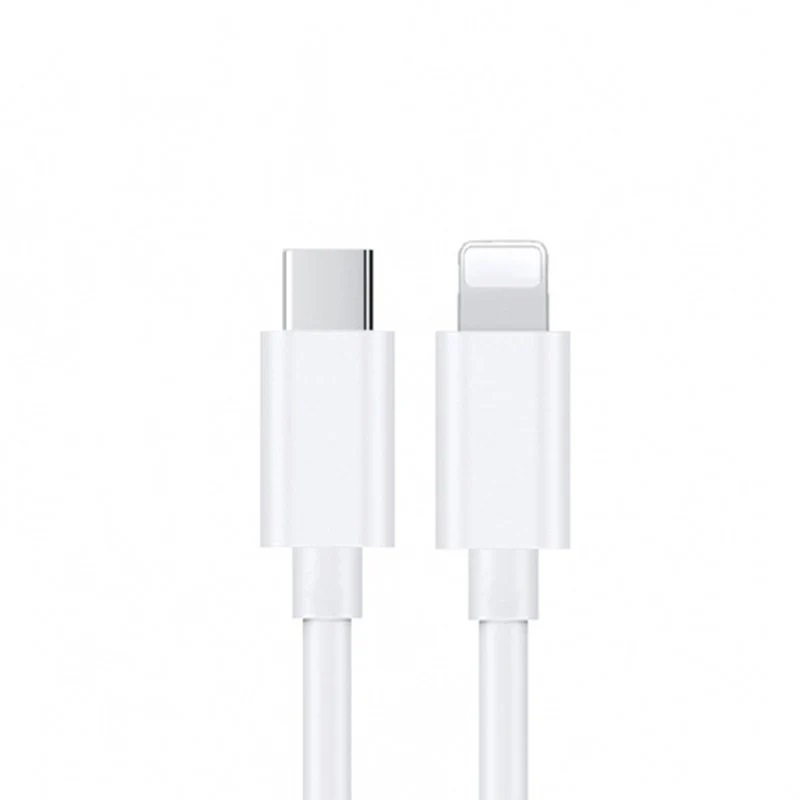 MPA-6972475750589 USP Lightning to USB-C Fast Charge Cable (1M) White - Support 2.4A,480Mbps Transfer, Universal iOS Compatibility,  5 Years Warranty