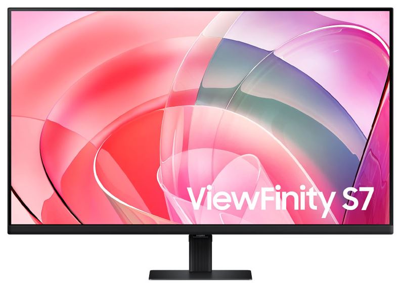 MNS-LS27D700EAEXXY Samsung ViewFinity S7 27' 4K UHD IPS Monitor 3840x2160 16:9 5ms PiP HDR10 DP HDMI USB-A Tilt VESA Eye Saver Mode Flicker Free Black 3YR WTY