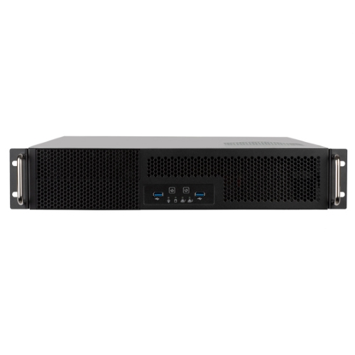 [PSS-SST-RM23-502] PSS-SST-RM23-502 SilverStone RM23-502 2U dual 5.25' drive bay ATX rackmount industrial storage server chassis with USB 3.1 Gen1 interface
