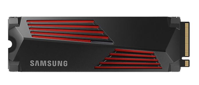 HBS-990PRONV-2TBH Samsung 990 Pro 2TB with Heatsink Gen4 NVMe SSD 7450MB/s 6900MB/s R/W 1550K/1200K IOPS 1200TBW 1.5M Hrs MTBF for PS5 5yrs Wty