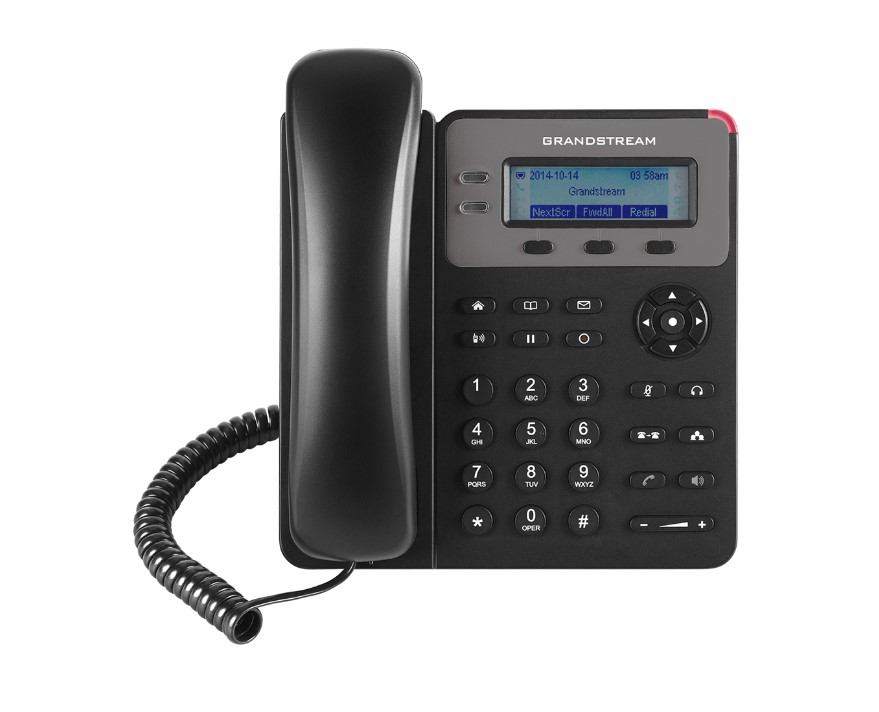 IPG-GXP1610P Grandstream GXP1610P 1 Line IP Phone, 1 SIP Account, PoE, no PSU, 2 Call Appearances, 3-Way Voice Conferencing, 132x48 2.95’’ LCD screen