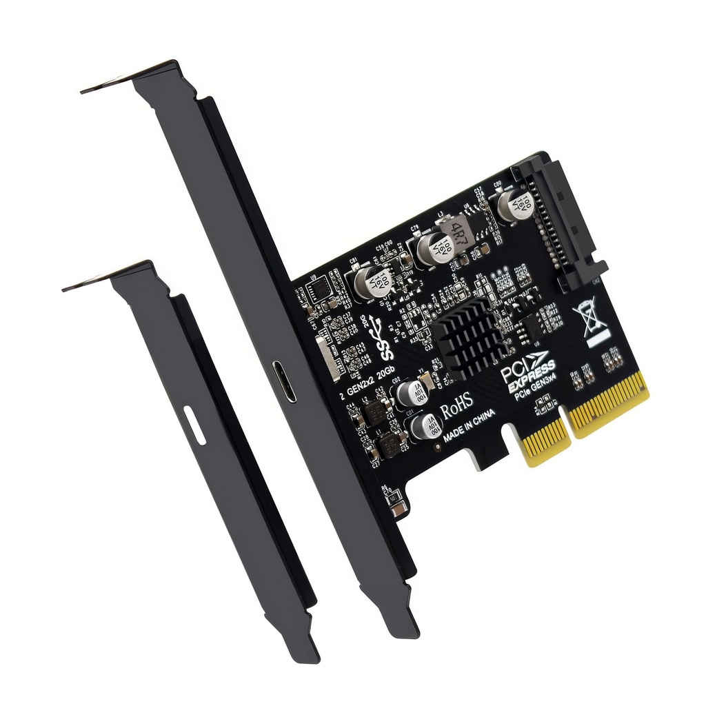 [MBSI-EC318V2] MBSI-EC318V2 Simplecom EC318v2 PCI-e x4 to USB 3.2 Gen2x2 20Gbps USB-C Expansion Card