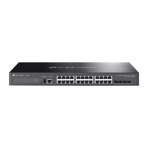 NWTL-SG5428X TP-Link SG5428X Omada 24-Port Gigabit Stackable Lite L3 Managed Switch with 4× 10G Slots