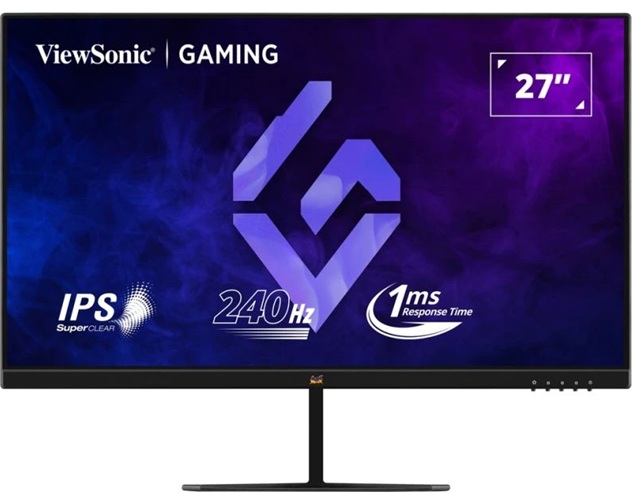 MNV-VX2779A-HD-PRO240 ViewSonic 27' FHD IPS Gaming, 240Hz, 1ms MPRT, HDR10, FreeSync, G‑Sync Compatible, HDMI×2, DP, 178°/178°, 250 Nits, 3YARW