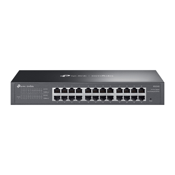 NWTL-ES224G (CH)TP-Link ES224G Omada 24-Port Gigabit Easy Managed Switch, Flow Control, Loopback Detection, Port Isolation, Port Mirroring, LAG, VLAN, IGMP Snoopi