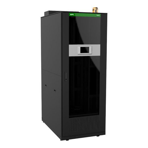 UPA-AR4340IX500 APC Ecostruxure Micro Data Center, 43U rack, with Netbotz monitoring, power panel, power meter, HMI, fans, lights, 2080H x 800W x 1200D mm