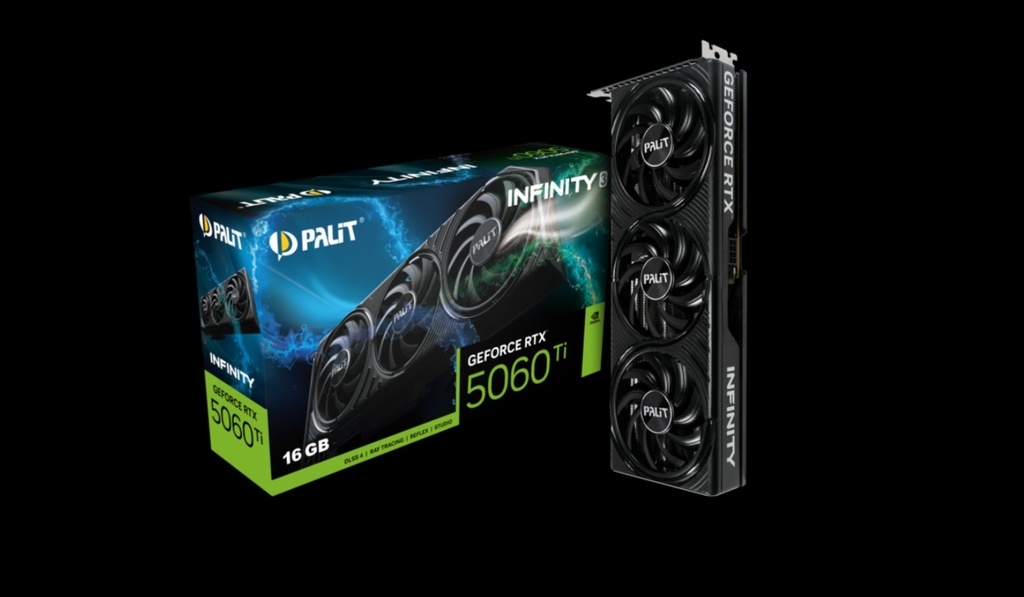 VCPA-RTX5060TIINFINITY16G PALIT RTX5060Ti INFINITY 3 16GB GDDR7 128bit 3-DP HDMI NE7506T019T1-GB2061S