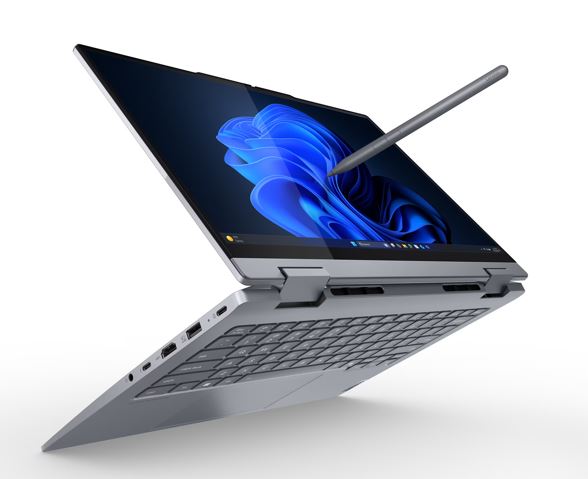 NBL-14Y-U732512G5 LENOVO ThinkBook 14 Yoga 2-in-1 G5 14' WUXGA TOUCH Intel U7-255U 32GB DDR5 512GB SSD Windows 11 PRO Intel GPU Thunderbolt Fingerprint 1YR OS 1.6kg