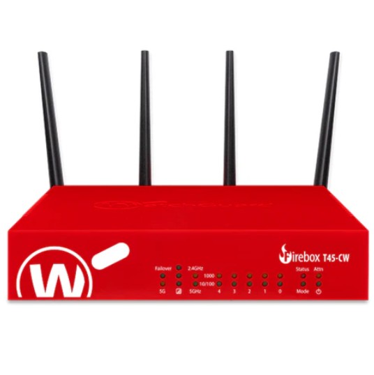 NWG-WGT49000-AU WatchGuard Firebox T45-CW  Appliance Only (AU) – License Not Included (Requires Separate WG License Purchase)