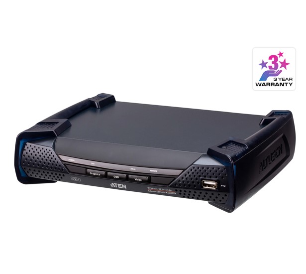 KVA-KE6900AR-AX-U Aten DVI Single Display KVM over IP Receiver with SFP Fibre Optic network Connection