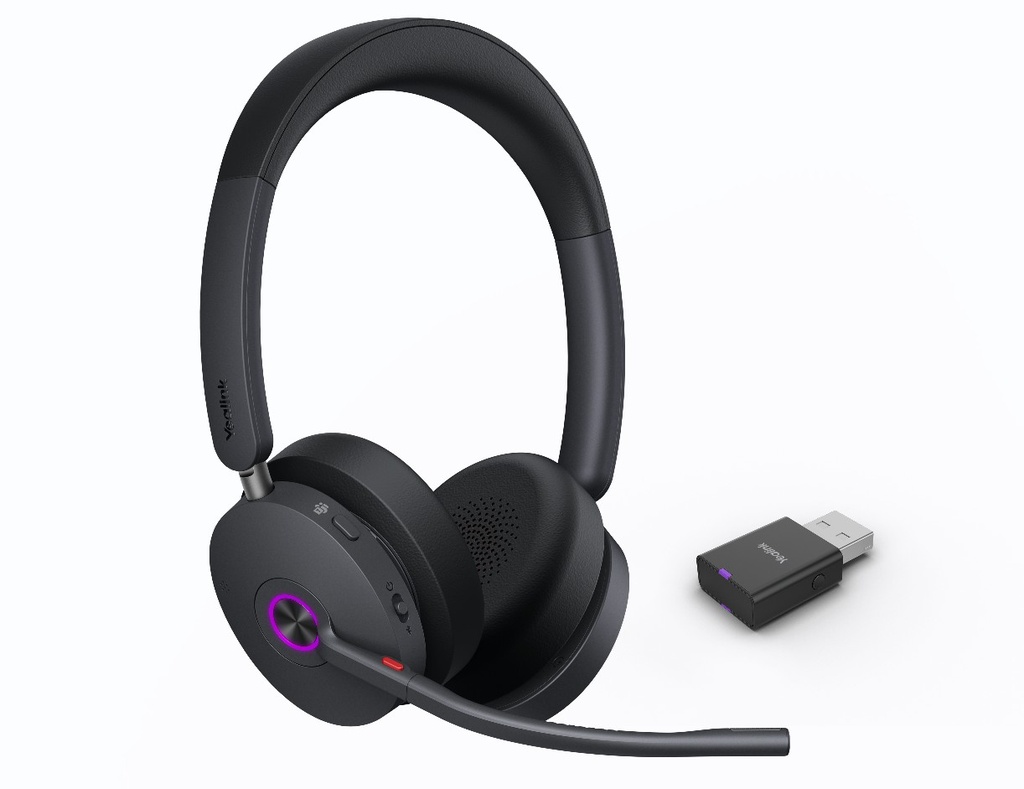 IPY-WH68-D-MS-H Yealink WH68 Hybrid Dual Teams   DECT & Bluetooth Hybrid Wireless Technology, 4-Mic Hybrid ANC, 4-Mic Noise Cancellation, All-Day-Wearing Comfort WDD6