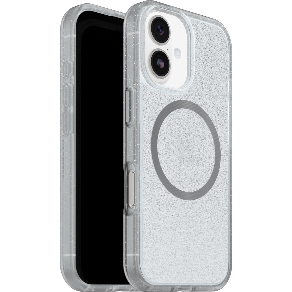 [MPA-77-99277] MPA-77-99277 OtterBox React MagSafe Apple iPhone 17 (6.3') Case Stardust (Clear Glitter) - (77-99277),DROP+ Military Standard,Raised Edges,7 Years Warranty