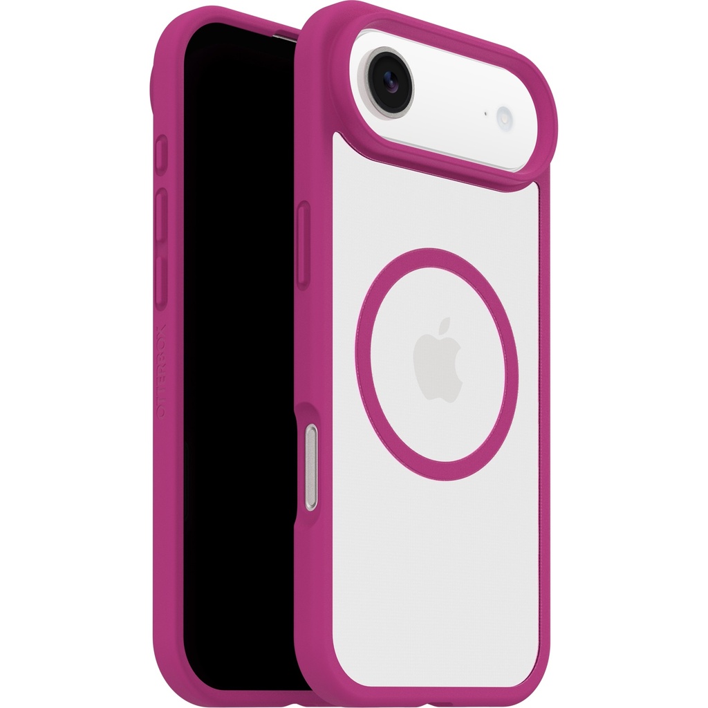 [MPA-77-98614] MPA-77-98614 OtterBox React MagSafe Apple iPhone Air (6.5') Case Rose Crystal (Pink/Clear) - (77-98614),DROP+ Military Standard,Raised Edges,7 Years Warranty
