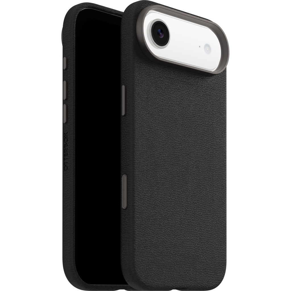 MPA-77-99029 OtterBox Symmetry Cactus Leather MagSafe Apple iPhone Air (6.5') Case Noir Ash (Black) - (77-99029), DROP+ 3X Military Standard, 7 Years Warranty