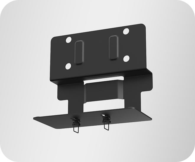 IPY-MD-AVBRACKET-S Yealink MD-AVBracket-S mounting bracket securely attaches MB A25, A40, SmartVision 40 to meeting display
