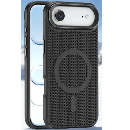 MPA-C3MA17AIBL USP Apple iPhone 17 Air (6.5') Armor 3D Mesh Case with MagSafe Black- Fragiile Surface, TPU Bumper, Drop Resistance,Scratch Protection,  5 Years Warra