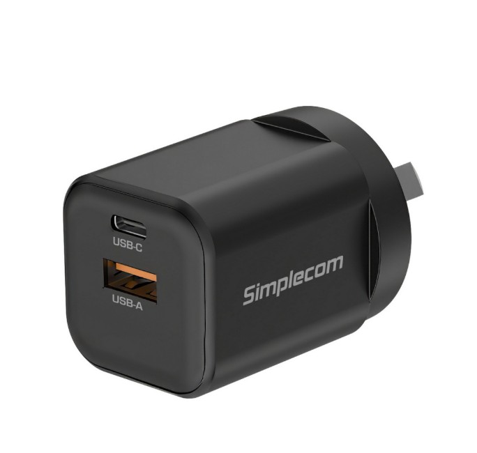 [MPSI-CU235] MPSI-CU235 Simplecom CU235 Dual Port PD 35W Fast Wall Charger USB-C + USB-A for Phone Tablet