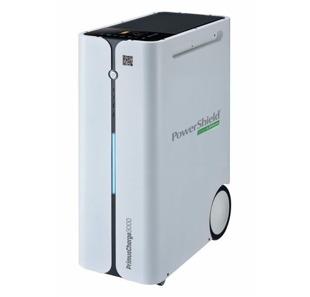 UPPS-PSPC3000 PowerShield PrimusCharge3000 – Solar / Off-Grid Uninterruptible Power Station, LiFePO4 Battery, >3500 discharge/recharge cycles - Indoor use only