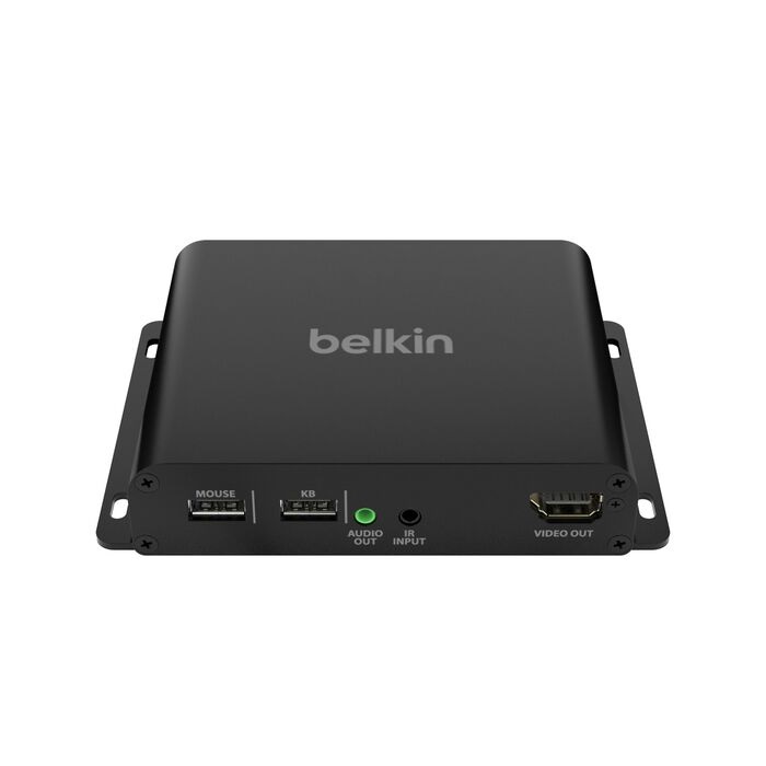 MPA-F1DN-KVM-EXRC6X Belkin Cybersecurity and Secure KVM Extender Receiver Copper CAT6 - Universal Video, TAA-compliance, UHD 4K @60Hz 4:4:4 up to 100 m, 3-Year Warranty