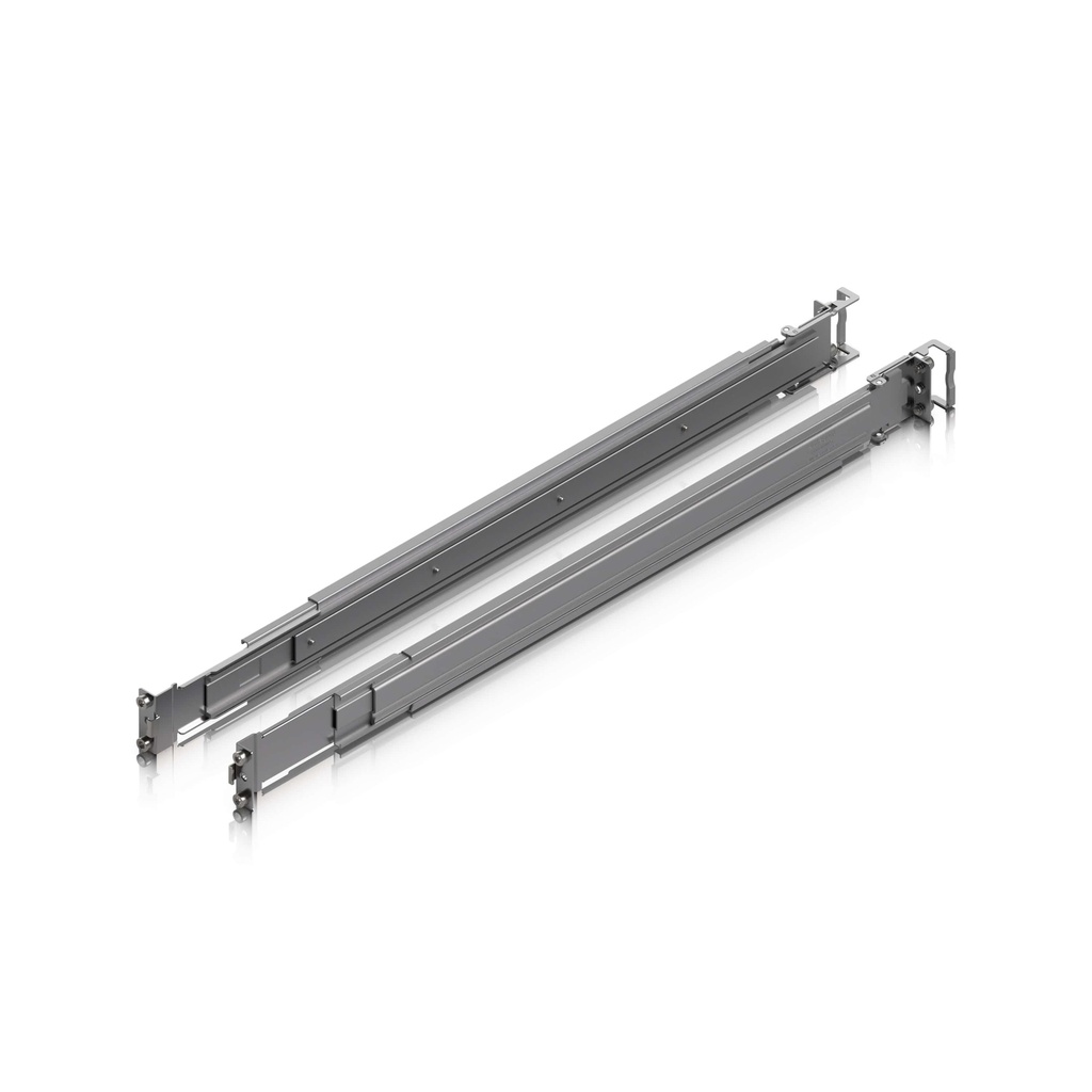 NHU-UACC-RACK-RAILS-SLIDE Ubiquiti UniFi Sliding Rack Rails, Adjustable Sliding Rails For UniFi Rack-Mount Gear, Designed For Smooth Sliding And Flexible Fit In 4-Post Racks.