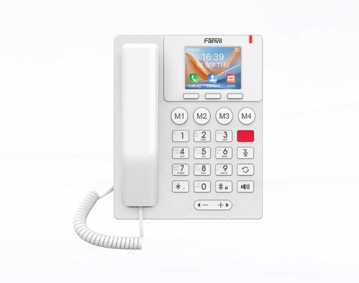 [IPF-X306-WHITE] IPF-X306-WHITE Fanvil X306 IP Phone, 3.5' Colour screen, 2 SIP lines, POE enabled, WI-FI 6, Bluetooth 5.0, Big Button, Extra loud Ringer, Dual Mic 5m Pickup